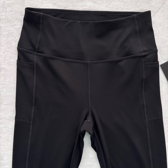 SKECHERS GO WALK Black High Waisted Full Length Leggings--M - Picture 3 of 16